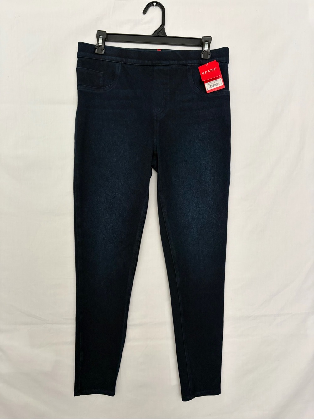 SPANX Womens Large Ankle Jean-ish Leggings Twilight Rinse Dark Wash NWT(A934)